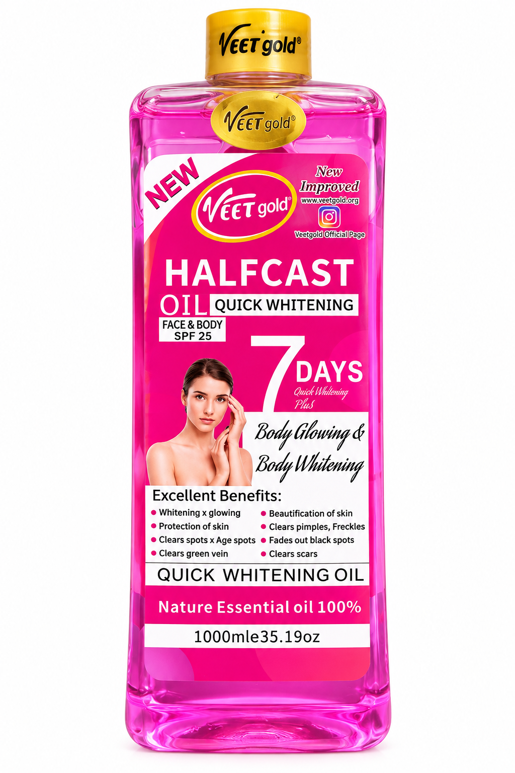 Veetgold Halfcast Brightening Oil