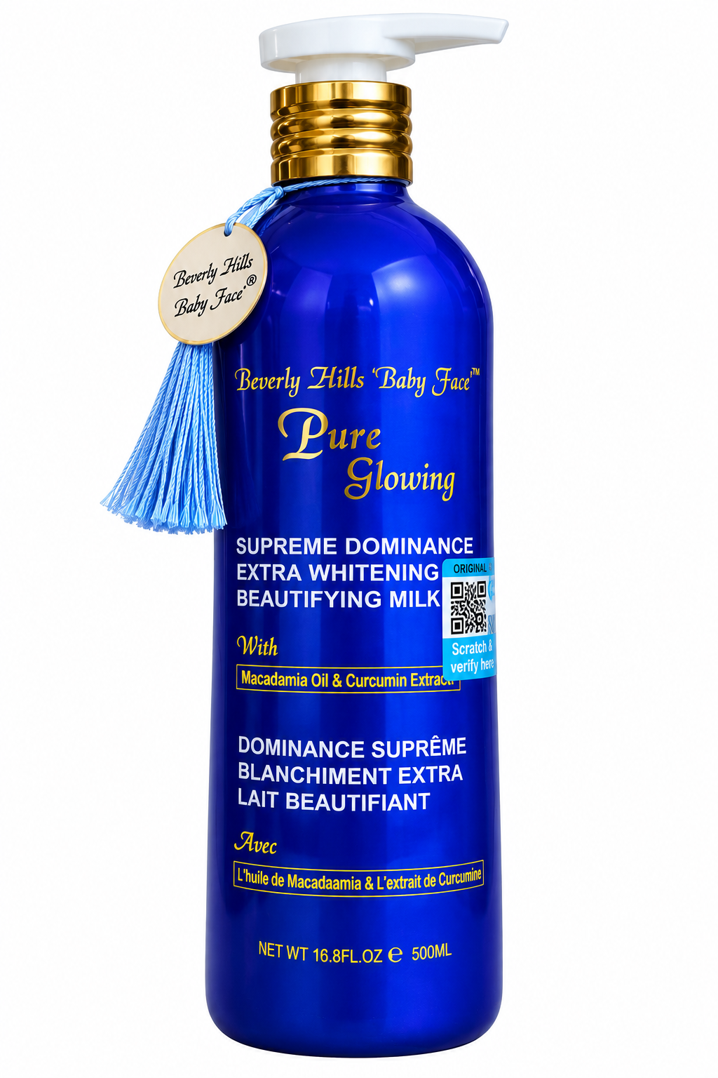 Beverly Hills Baby Face Pure Glowing Supreme Dominance Whitening Milk