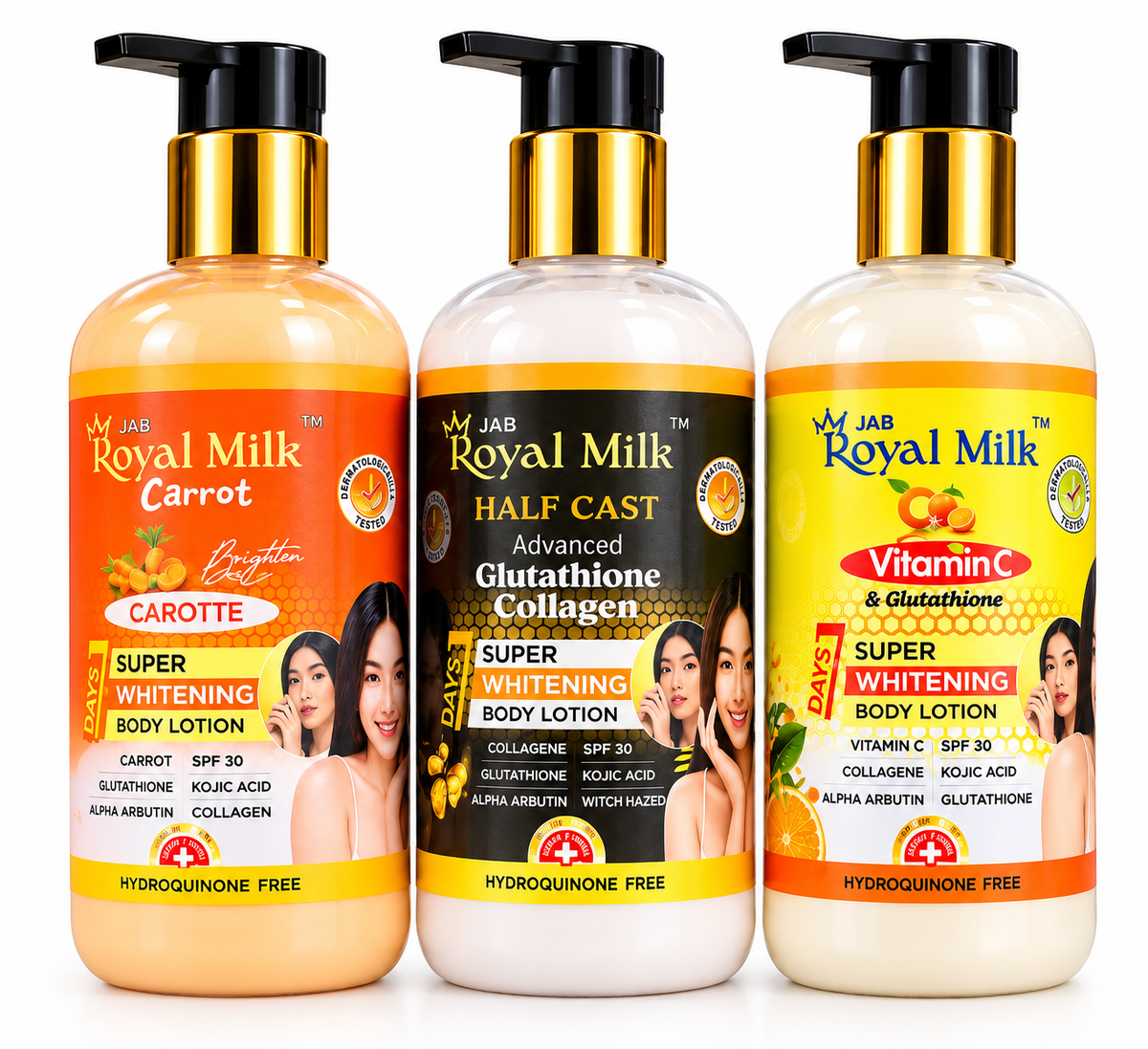 Jab Royal Milk Whitening Lotion