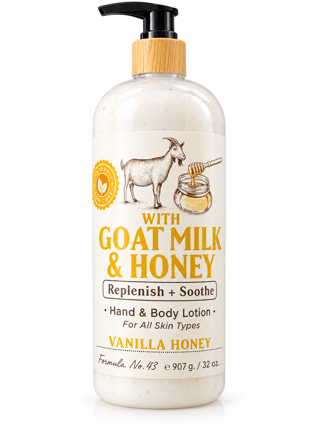 Goat Milk & Honey + Vanilla Body Lotion