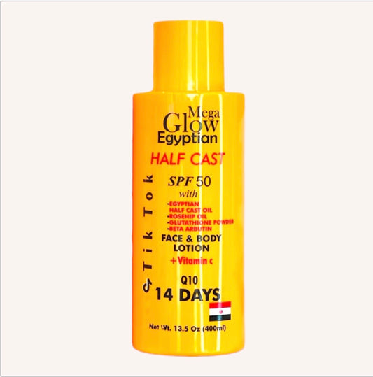 Mega Glow Egyptian Halfcast Lotion