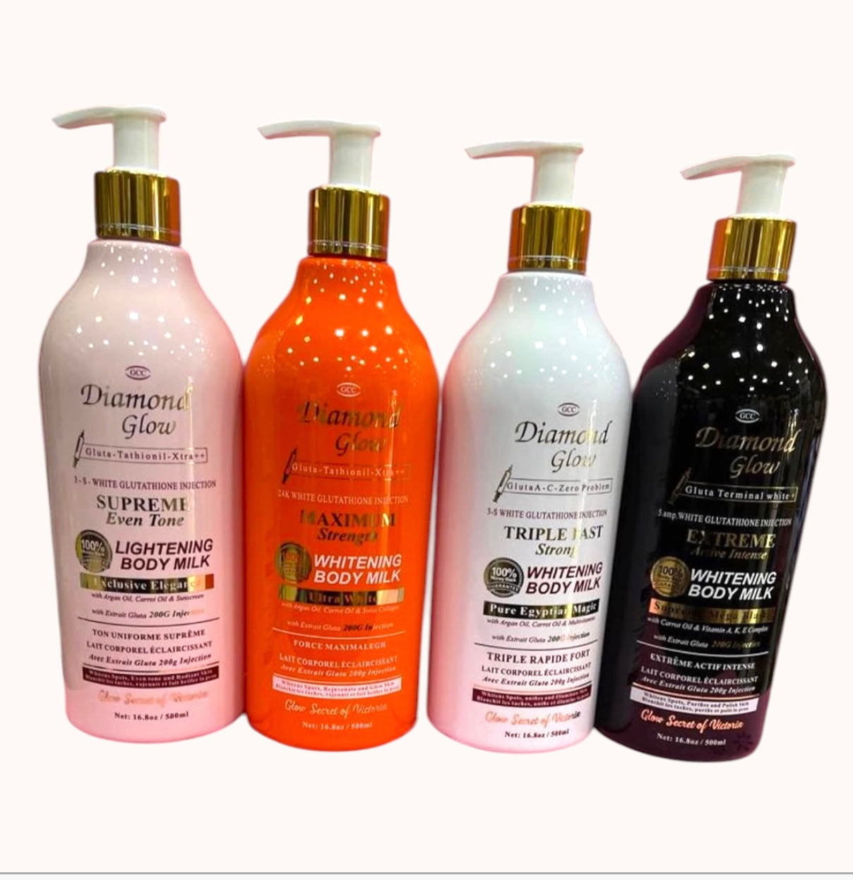 Gcc Diamond Glow Triple Whitening Lotion