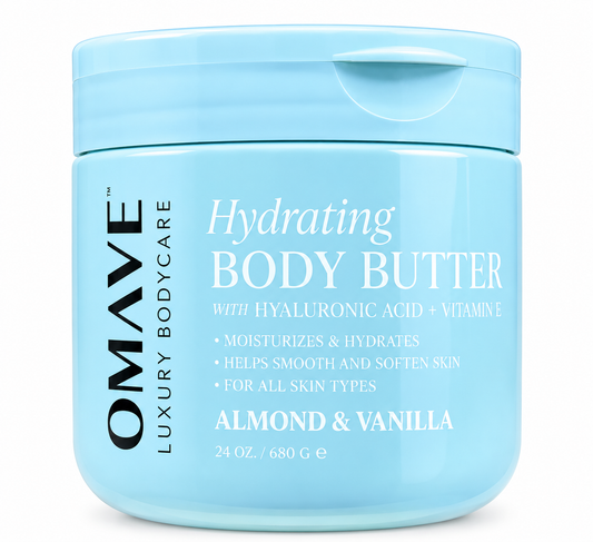 Omave Hydrating Body Butter with Hyaluronic + Vitamin E