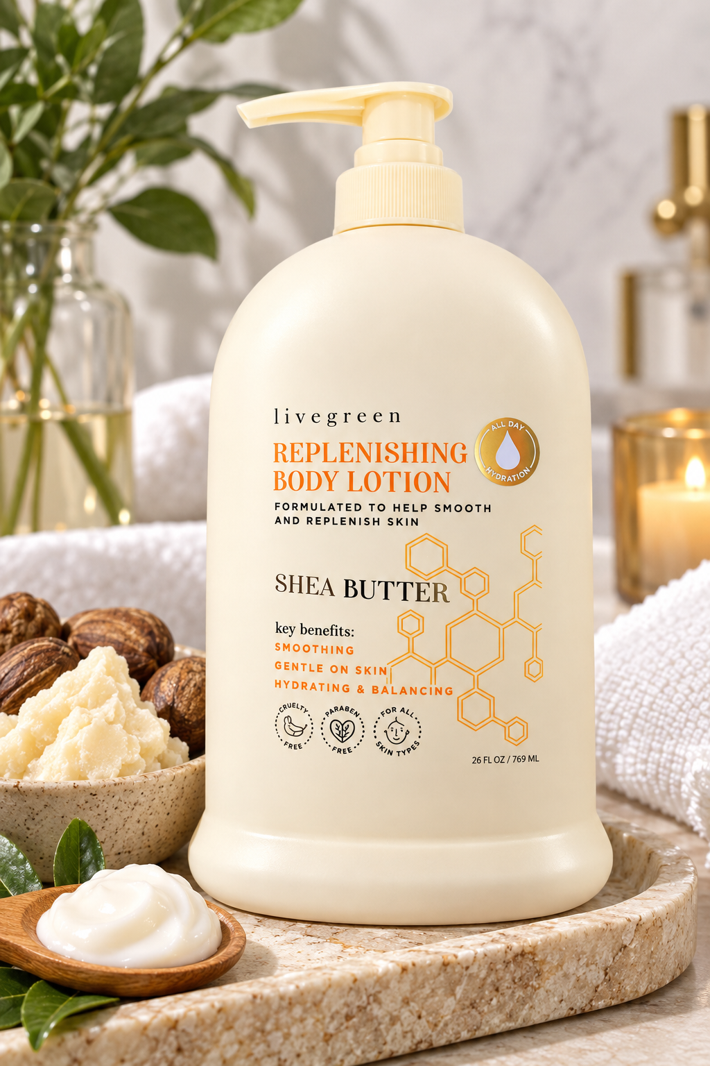 Live green Replenishing Body Lotion