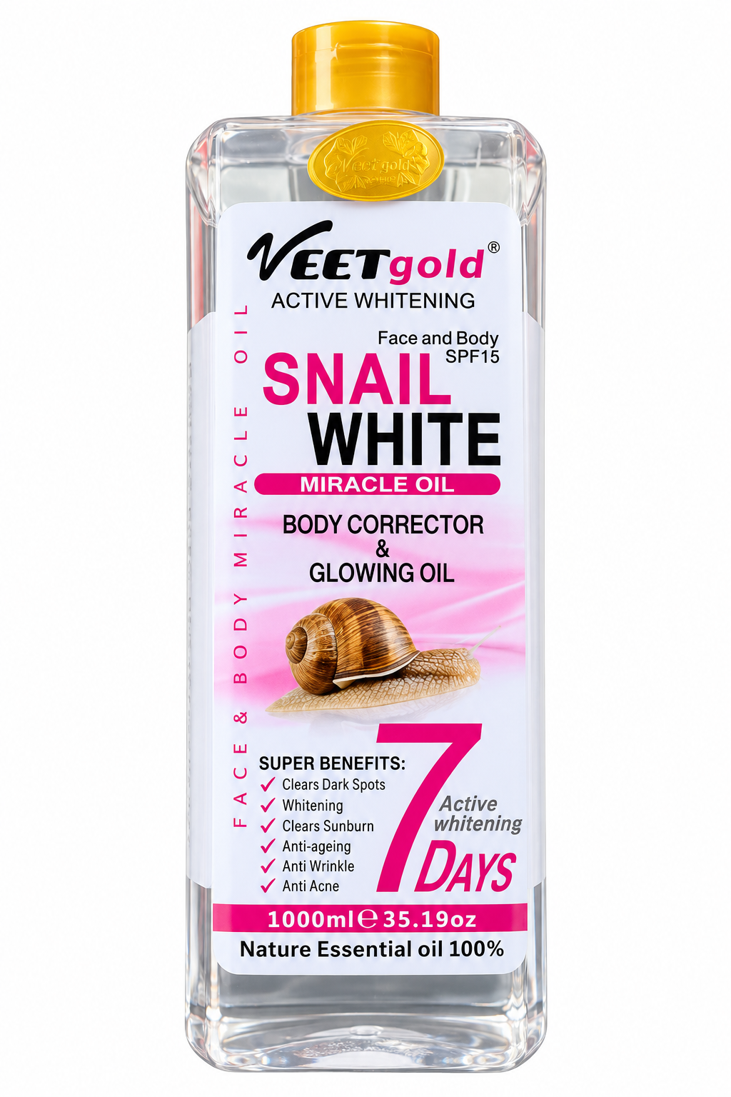 Veetgold Snail white Body Corrector Oil